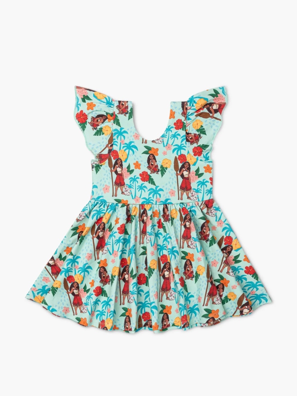 Monica + Andy Disney Moana Dress 12-18M Organic Cotton NWT